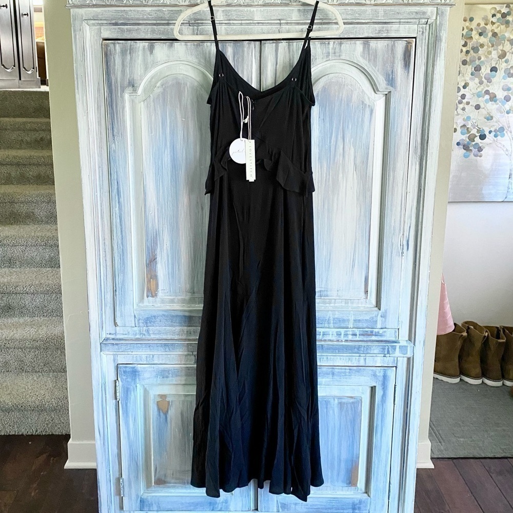TANYA BEADED MAXI DRESS - BLACK - Picture 5 of 14